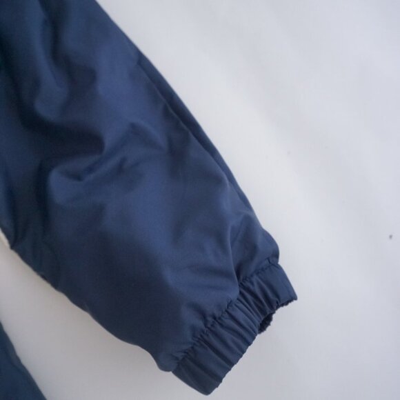 VTG '90S Notre Dame U Steve & Berry's Navy Gold Nylon Windbreaker Jacket XL - Picture 6 of 10
